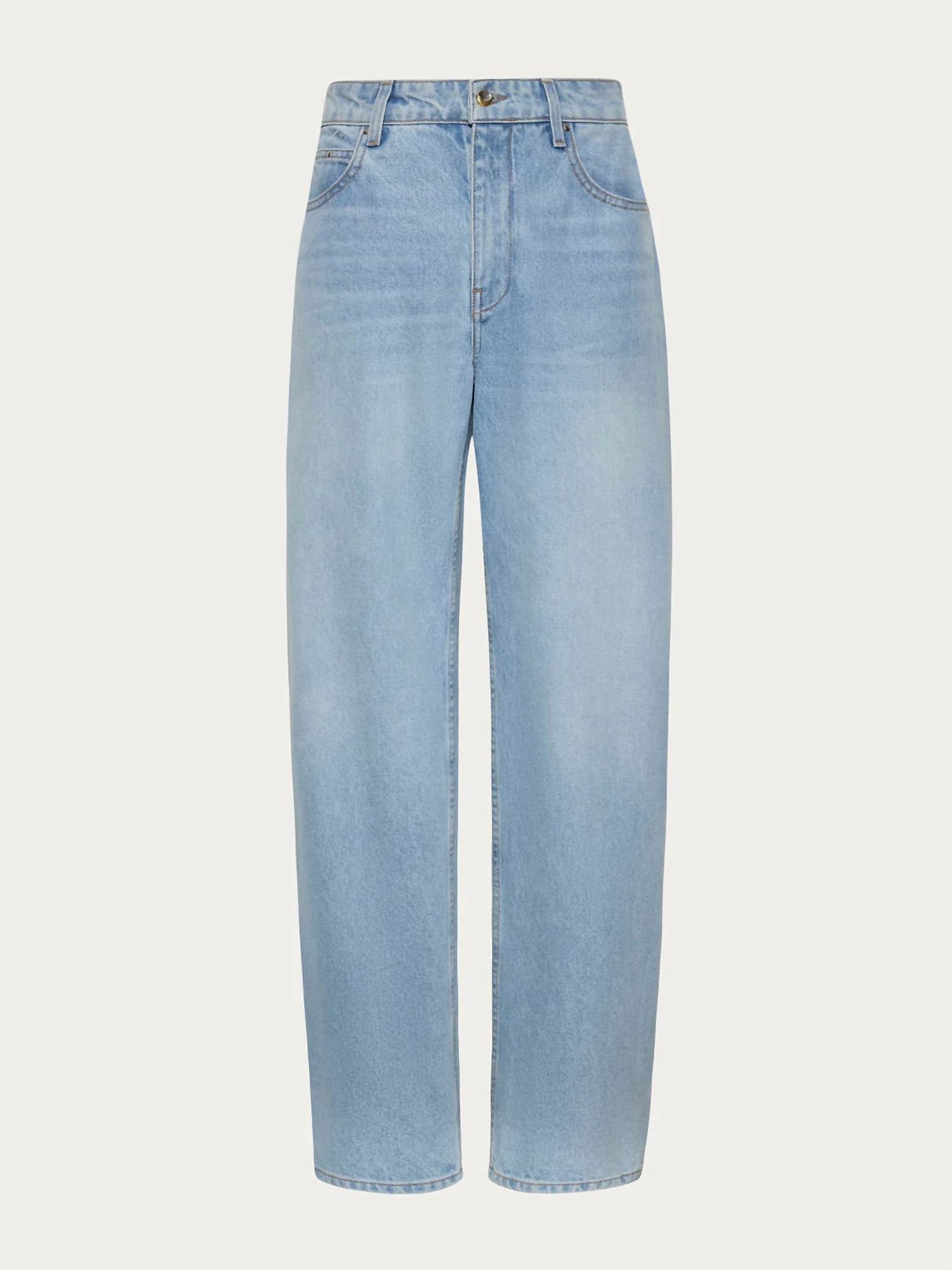 Ossou Rider Straight Leg Jeans in salt wash - women's jeans - view 5