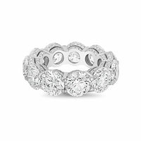 Diana M Jewels - Women's Round Lab-Grown Diamond Eternity Band (13.00 Ct) - Signature