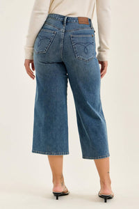 Judy Blue - Dottie Wide Crop Jeans