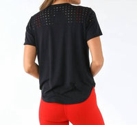Glyder - Mood Laser Cut Crew Neck Tee
