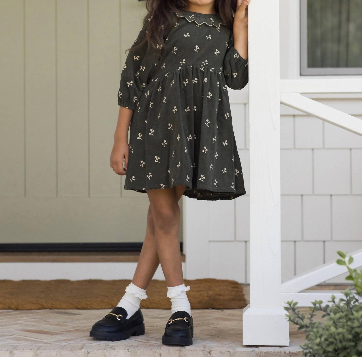 Rylee + Cru - Girls' Freya Embroidered Dress