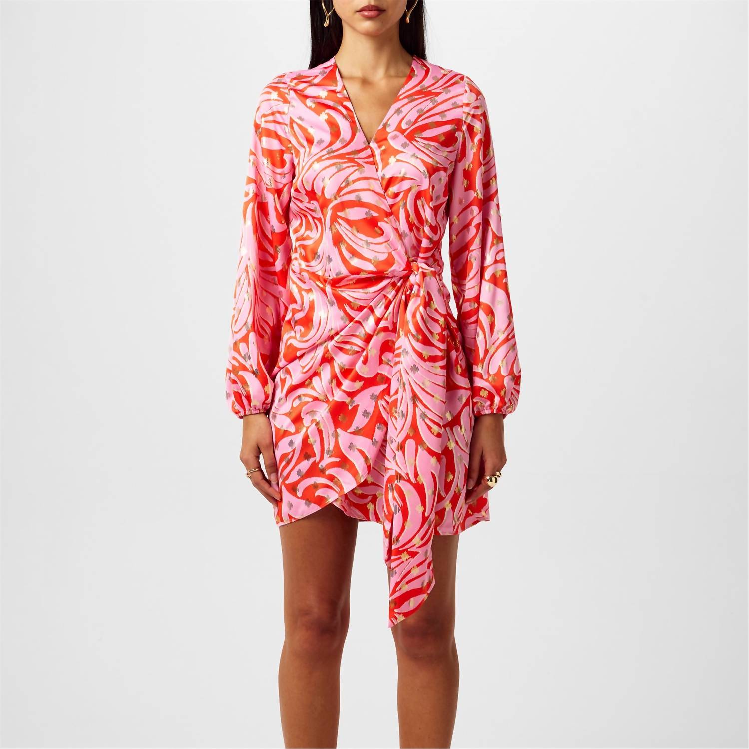 Never Fully Dressed - Vienna Mini Wrap Dress