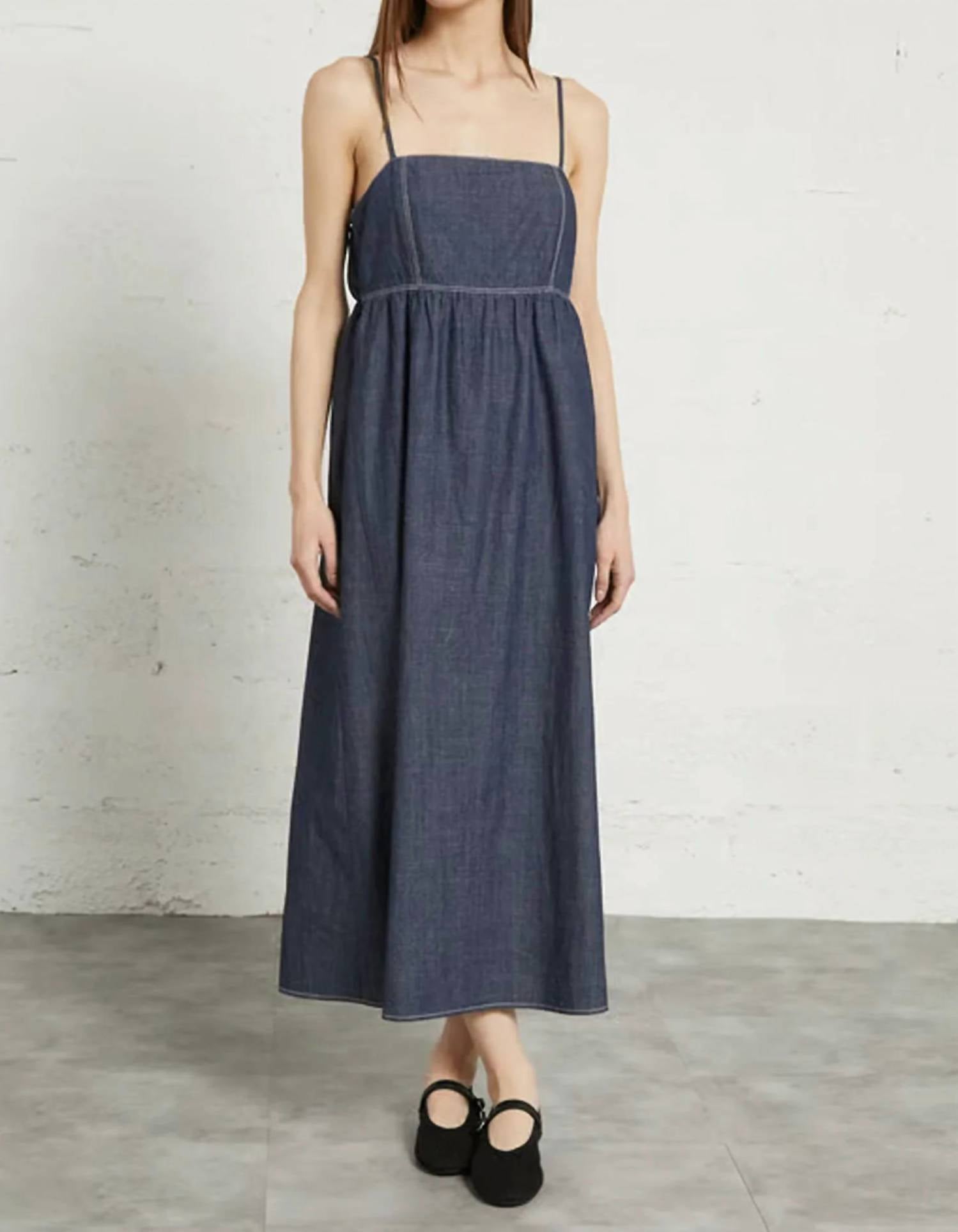 The Korner - Charleston Denim Midi Dress