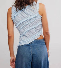 Free People - Pink Sands Smocked Top