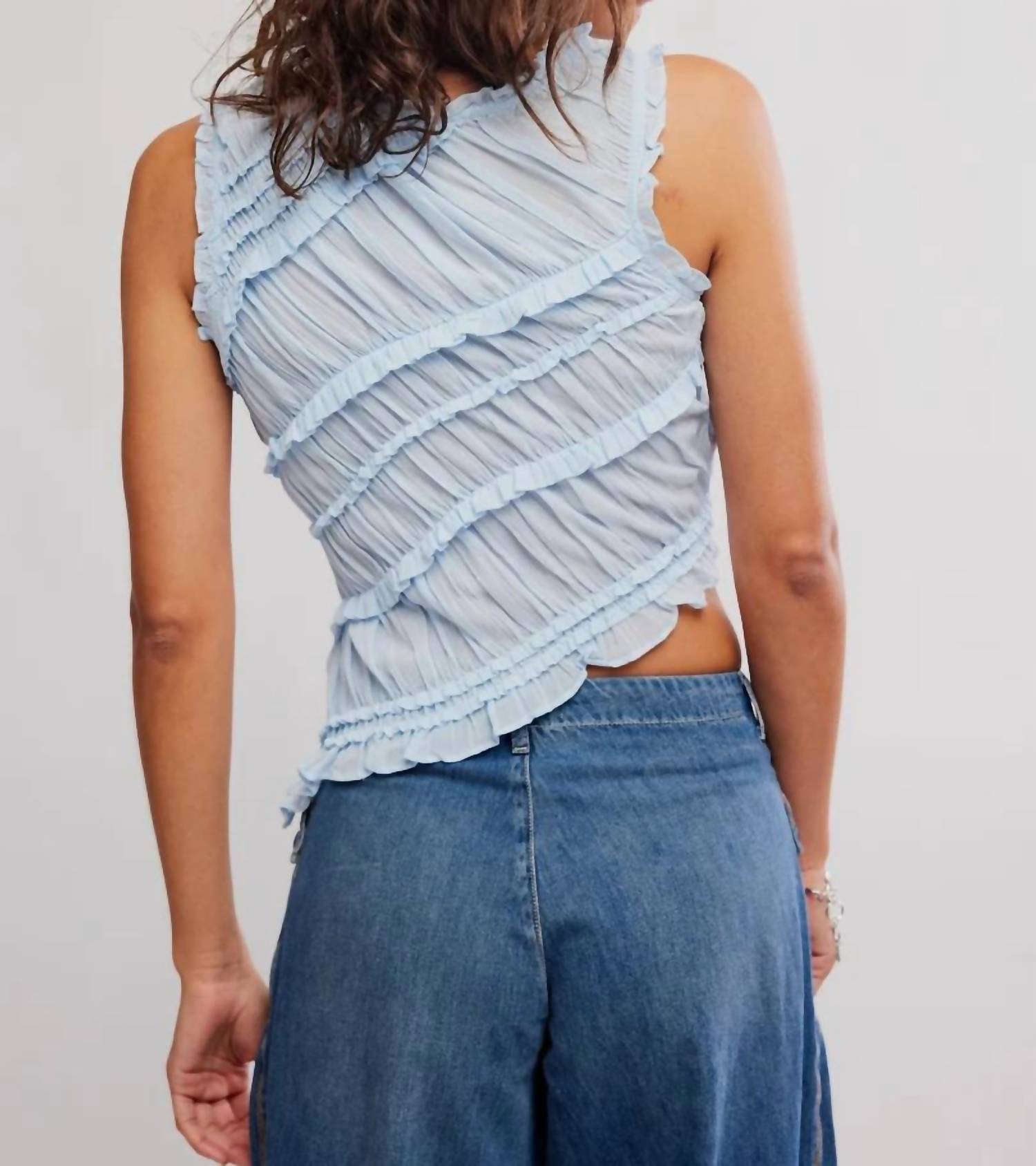 Free People - Pink Sands Smocked Top