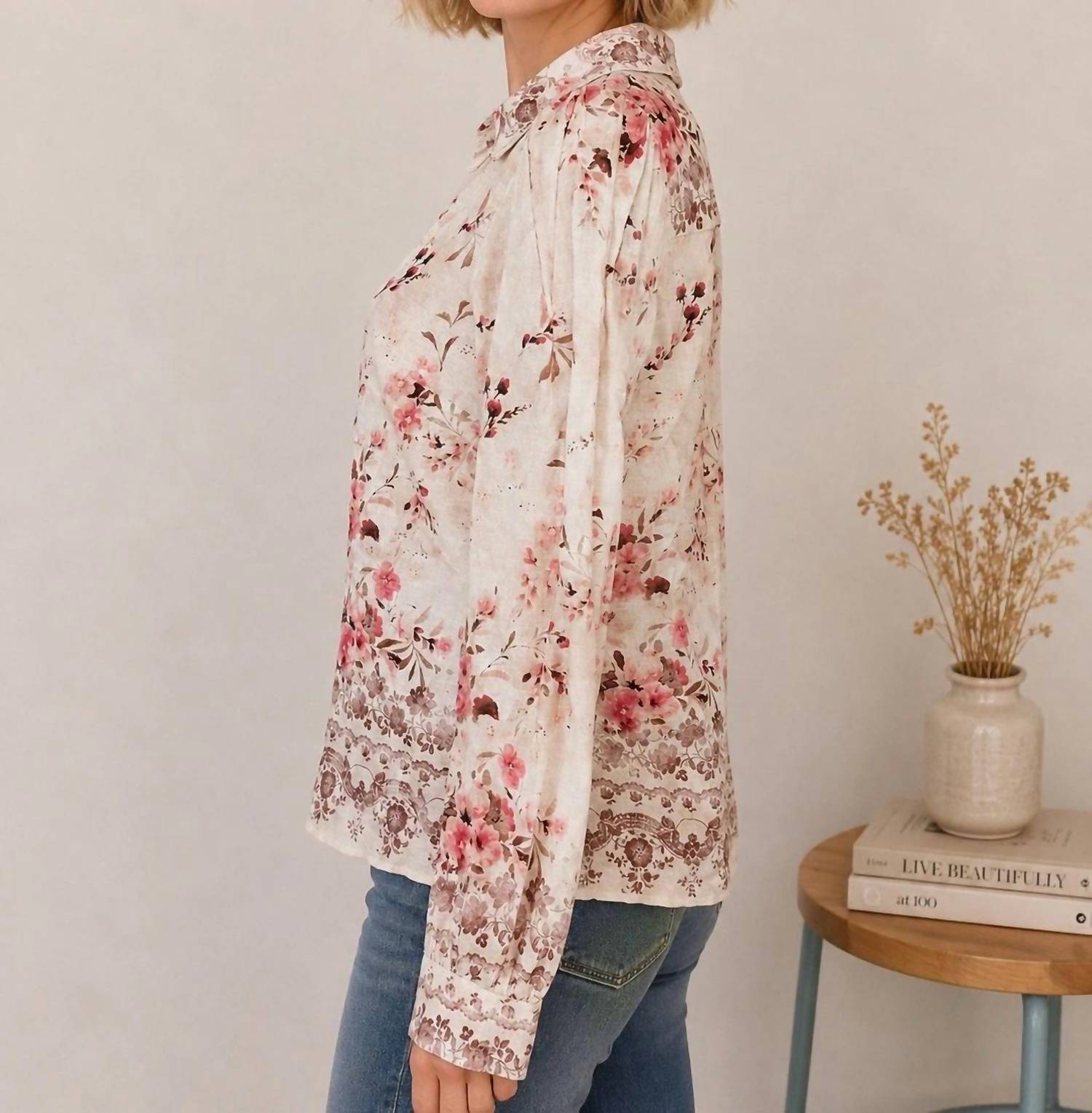 Elie Tahari - Floral Blouse