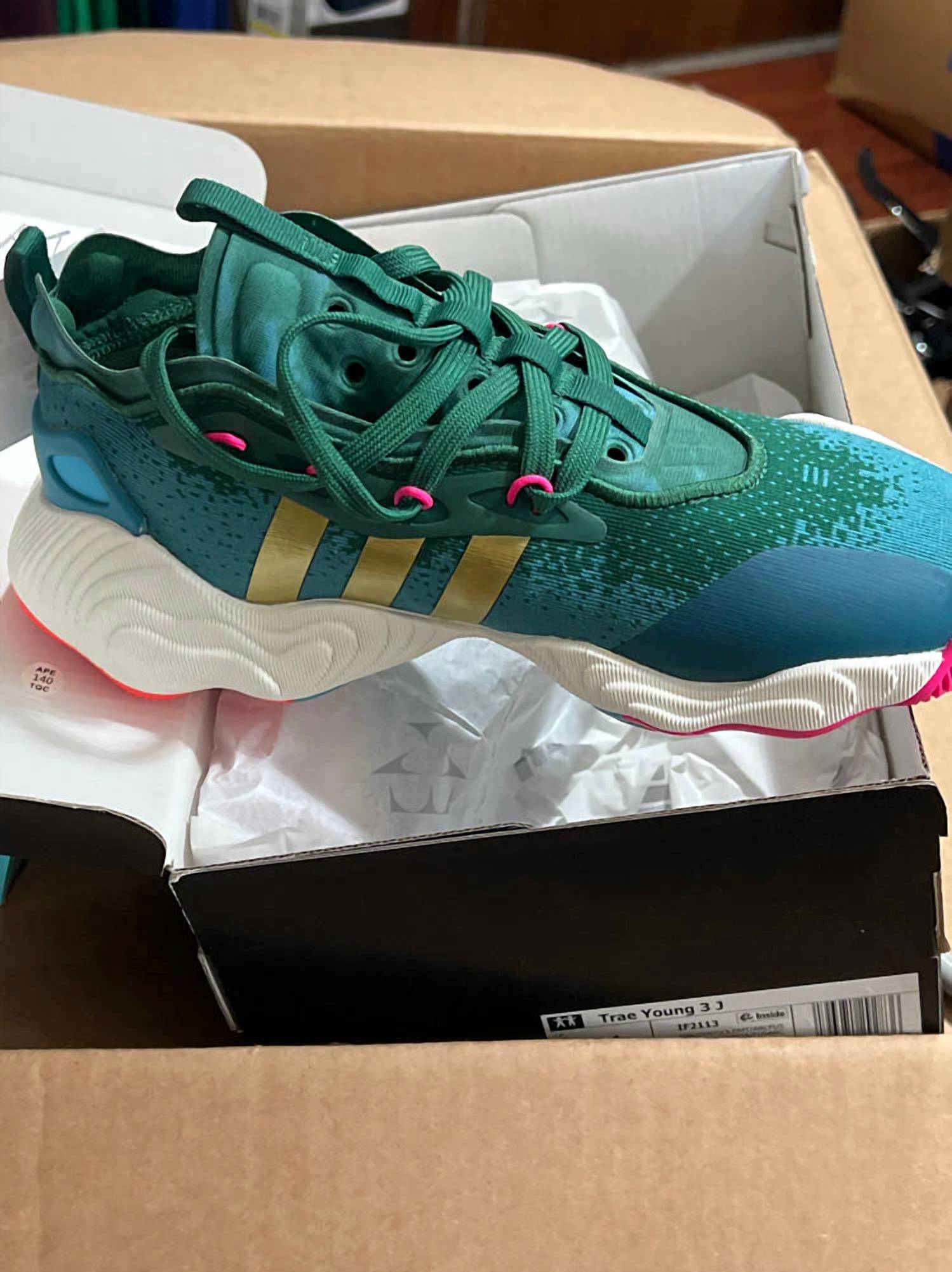 Adidas - Boy's Trae Young 3 Sneakers