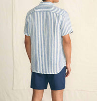 Faherty - Short-sleeve Palma Linen Shirt