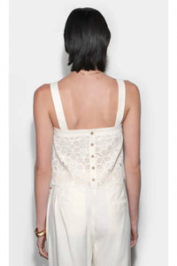 Greylin - Kandace Crochet Lace Sleeveless Top