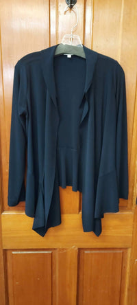 Sympli - Women's Splice Roll Neck Cardigan