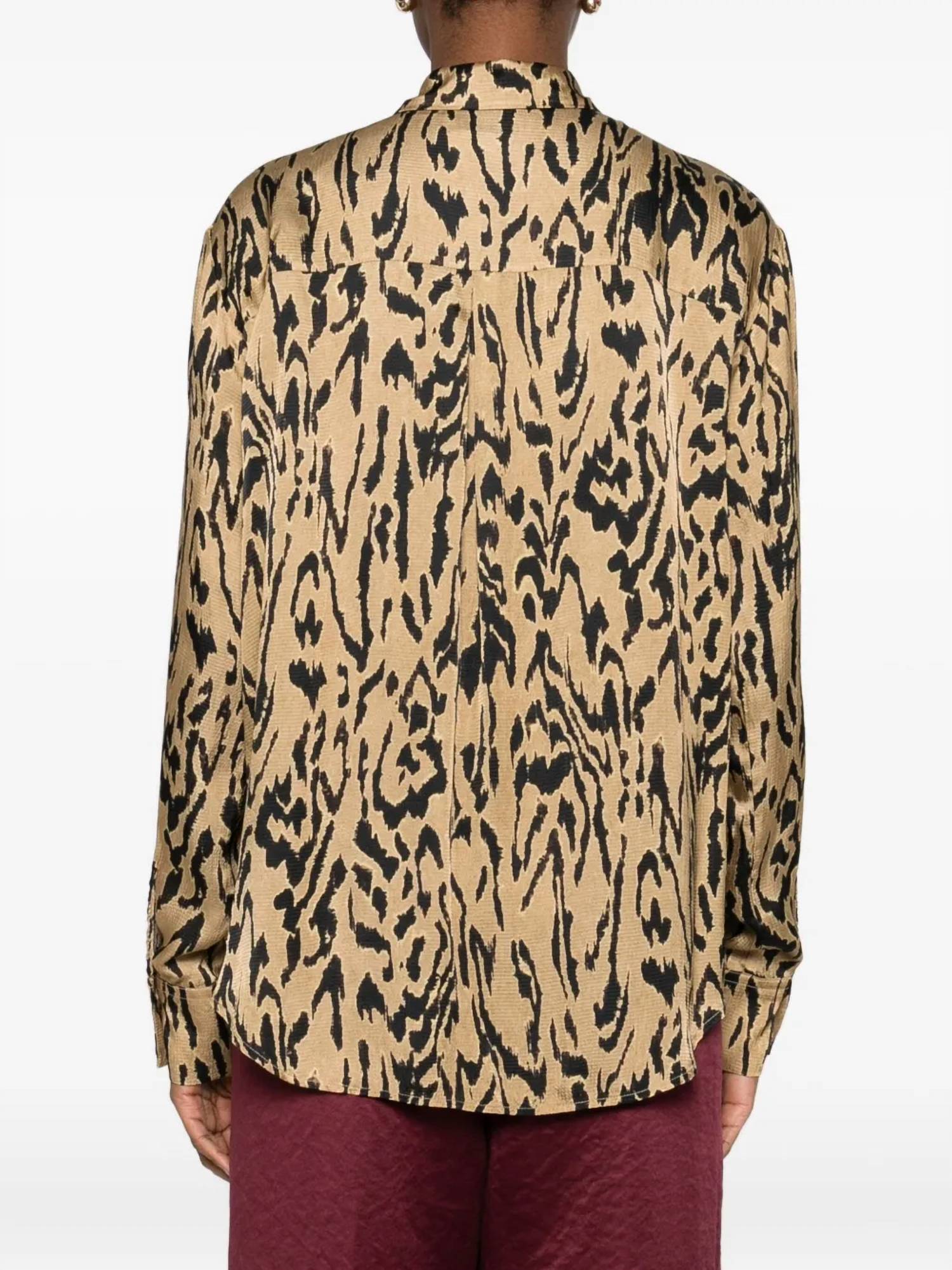 Forte Forte - Moiree Print Satin Oversized Shirt