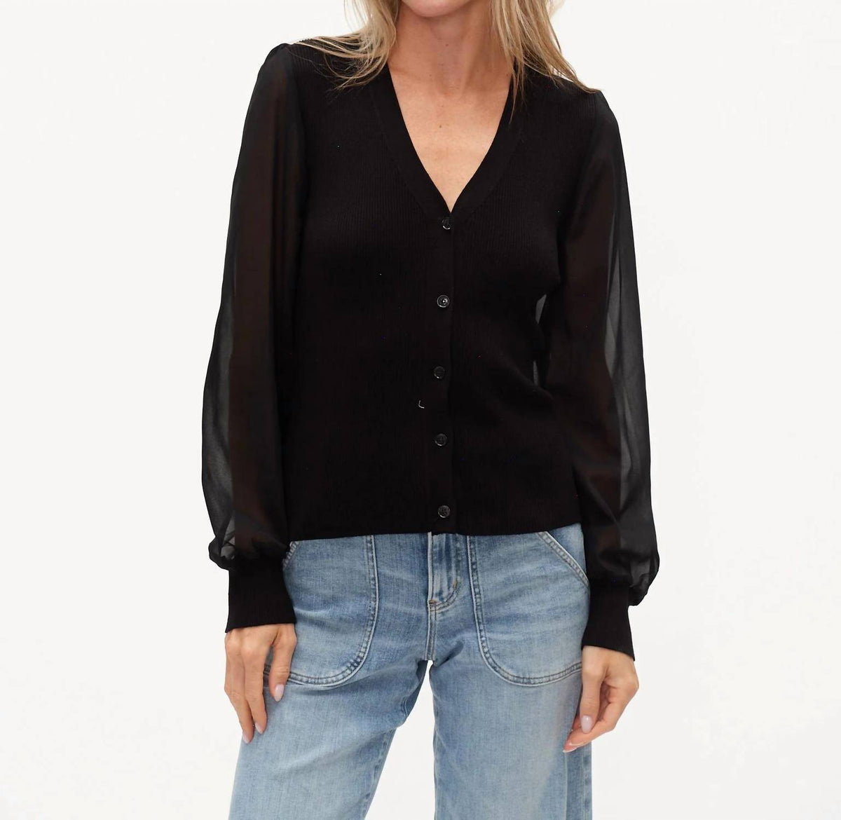 Six/Fifty - Women's Celeste Mixed Media Top