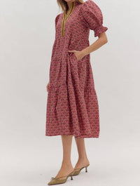 Entro - Botanical Midi Dress