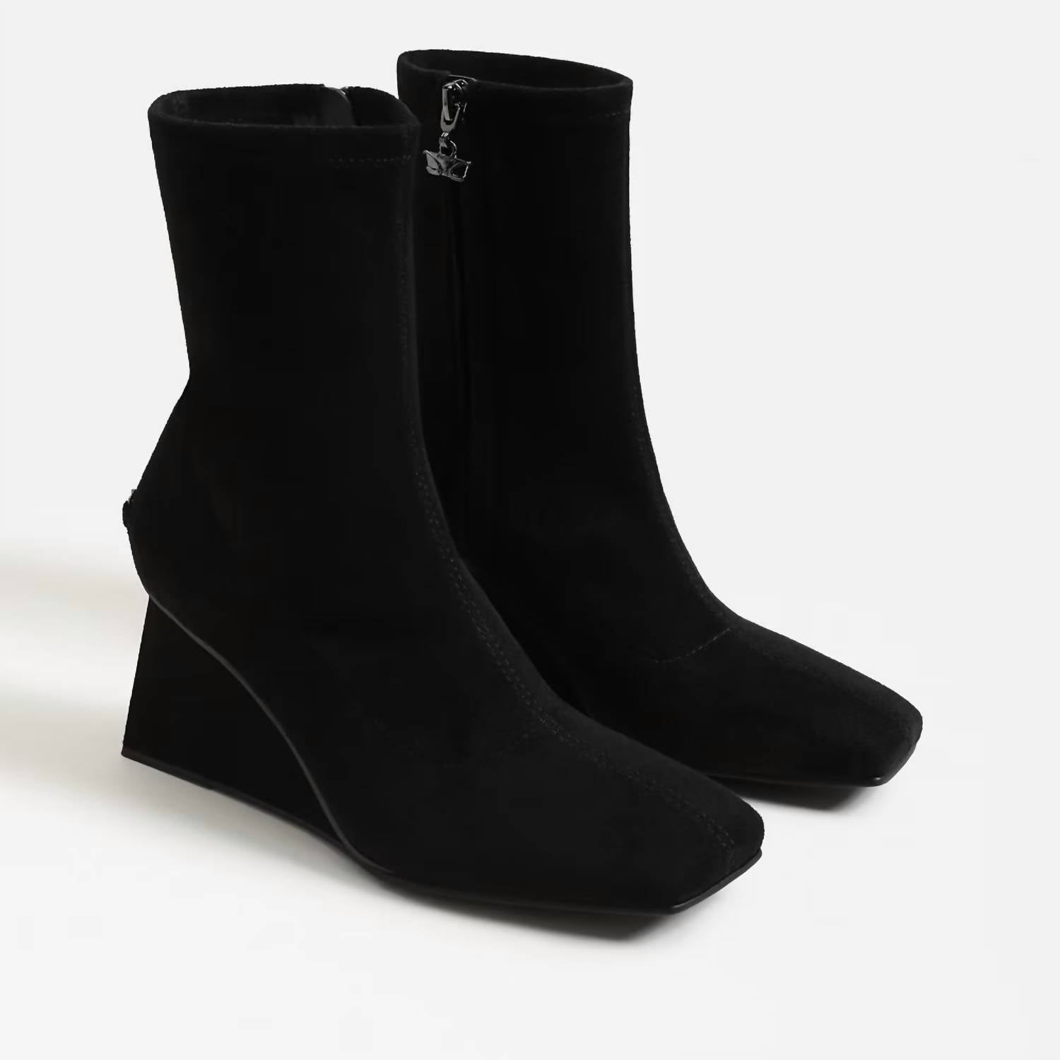 Circus.NY Women's Lia Wedge Booties in black - women's shoe