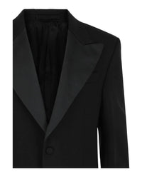 Salvatore Ferragamo - Men's Silk Peaked Lapel Blazer