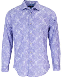 Lords Of Harlech - Men's Nigel Paisley Wave Shirt