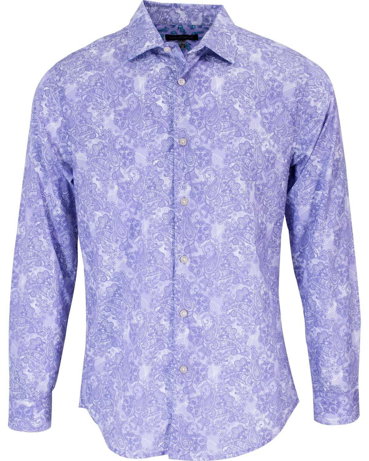 Lords Of Harlech - Men's Nigel Paisley Wave Shirt
