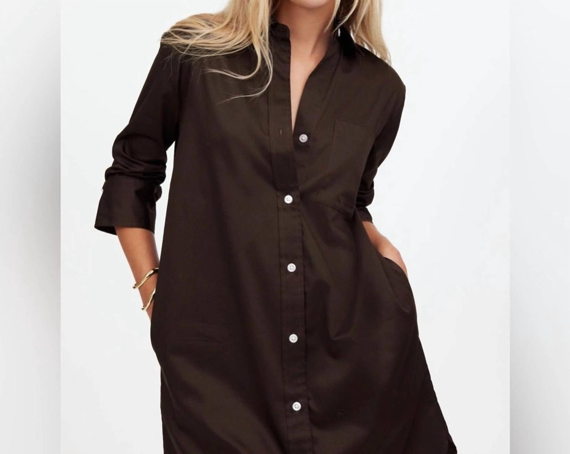 Madewell - Y-neck Relaxed Shirtdress