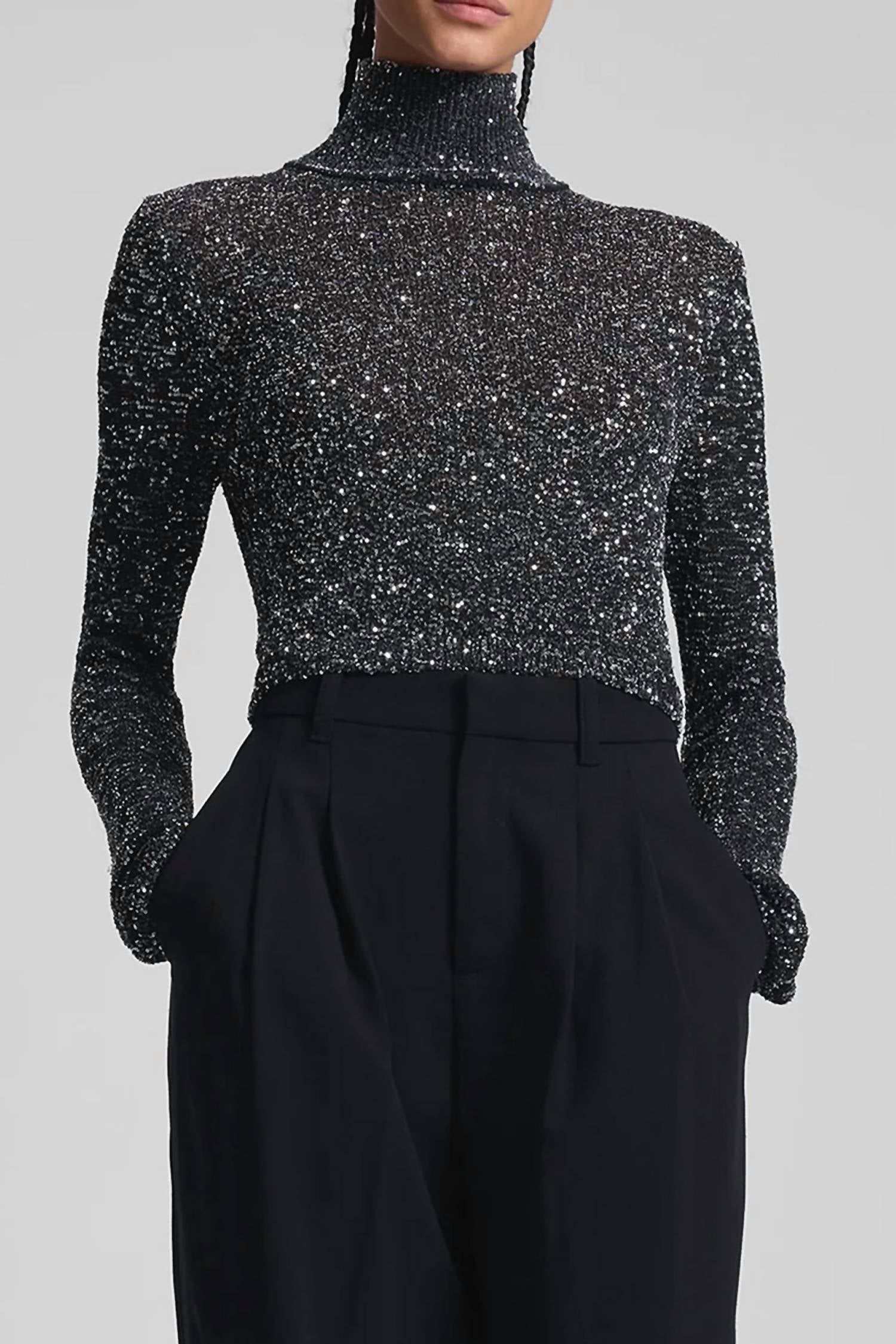 A.L.C. - Kendall Sequin Embellished Top