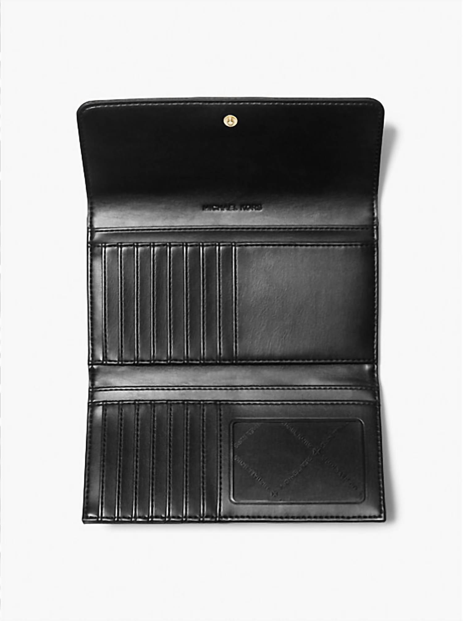 Michael Kors - Women's Jet Set Travel Large Quilted Tri-fold Wallet