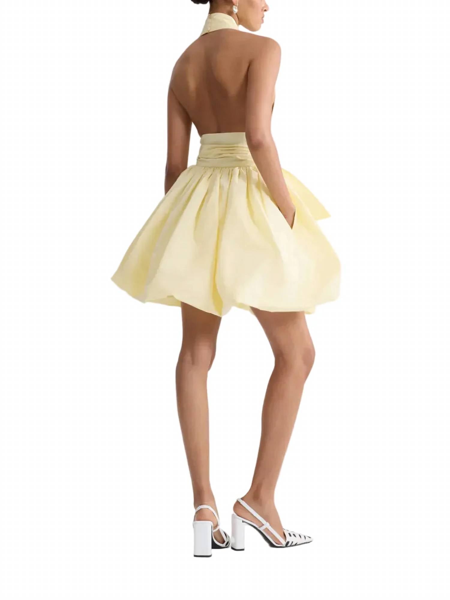 Patou - Bloomer halter knot dress