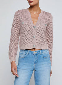 L'Agence - Blanca Sequin Cardigan