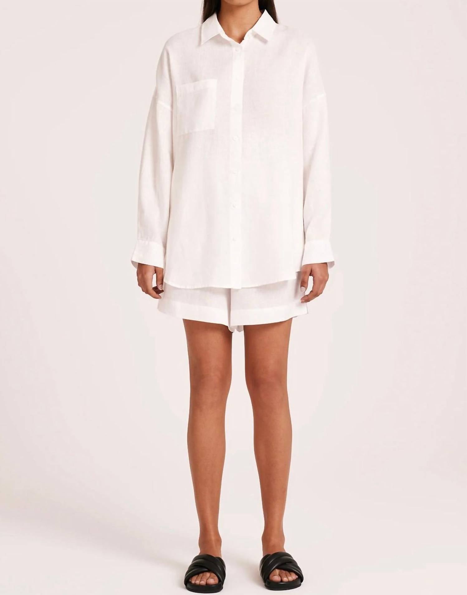 Nude Lucy - Lounge Heritage Linen Shirt