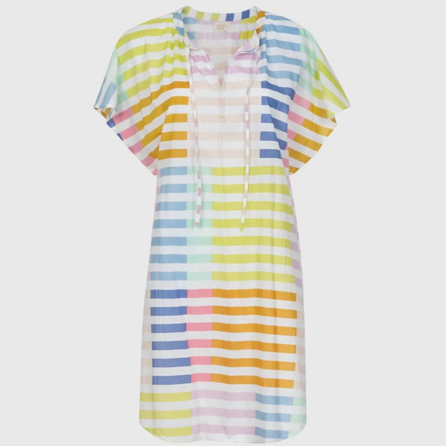 Sunshine Tienda - Colorful Stripe Cove Dress
