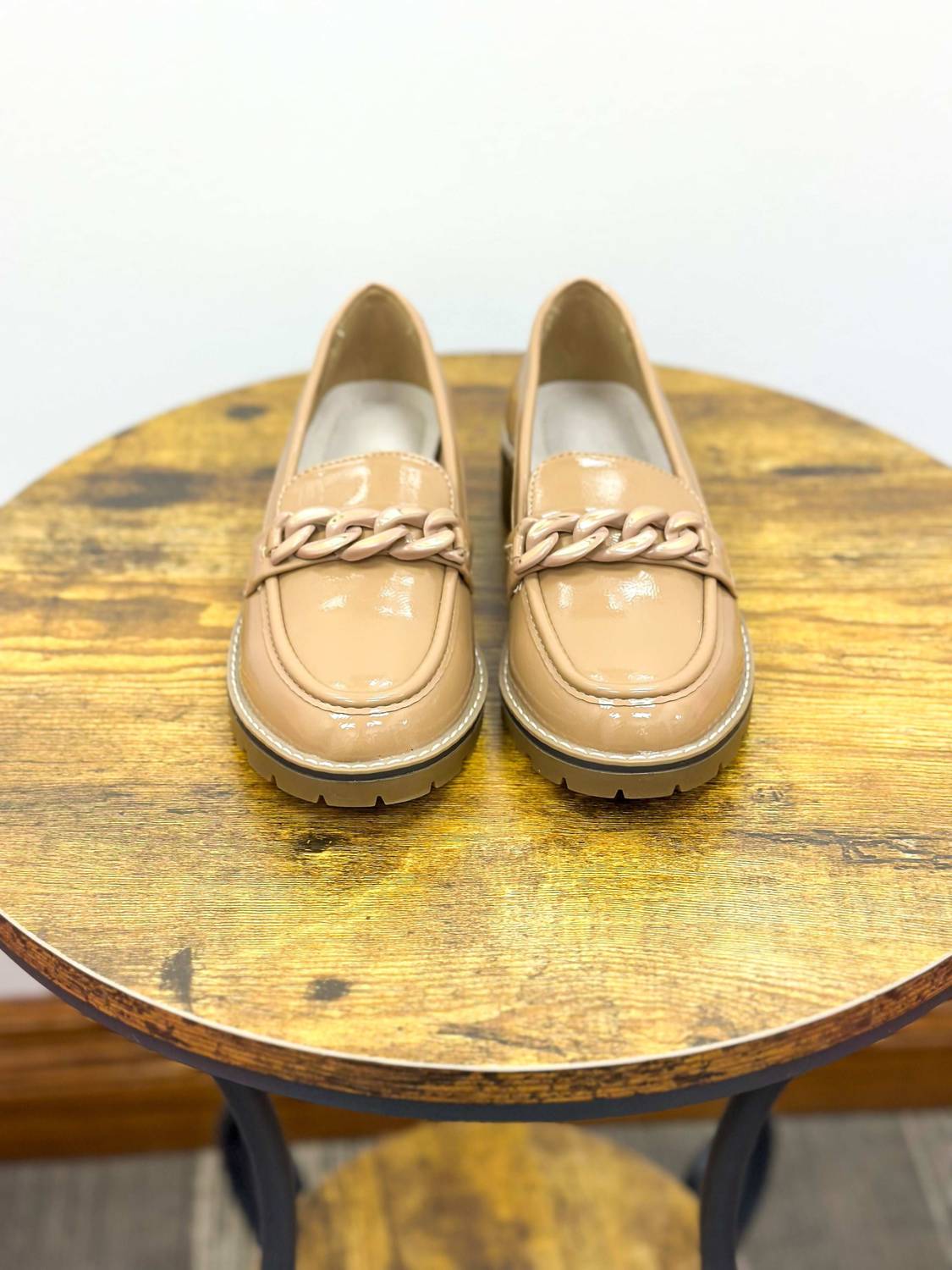 Olem - Women's Patent Leather Loafers