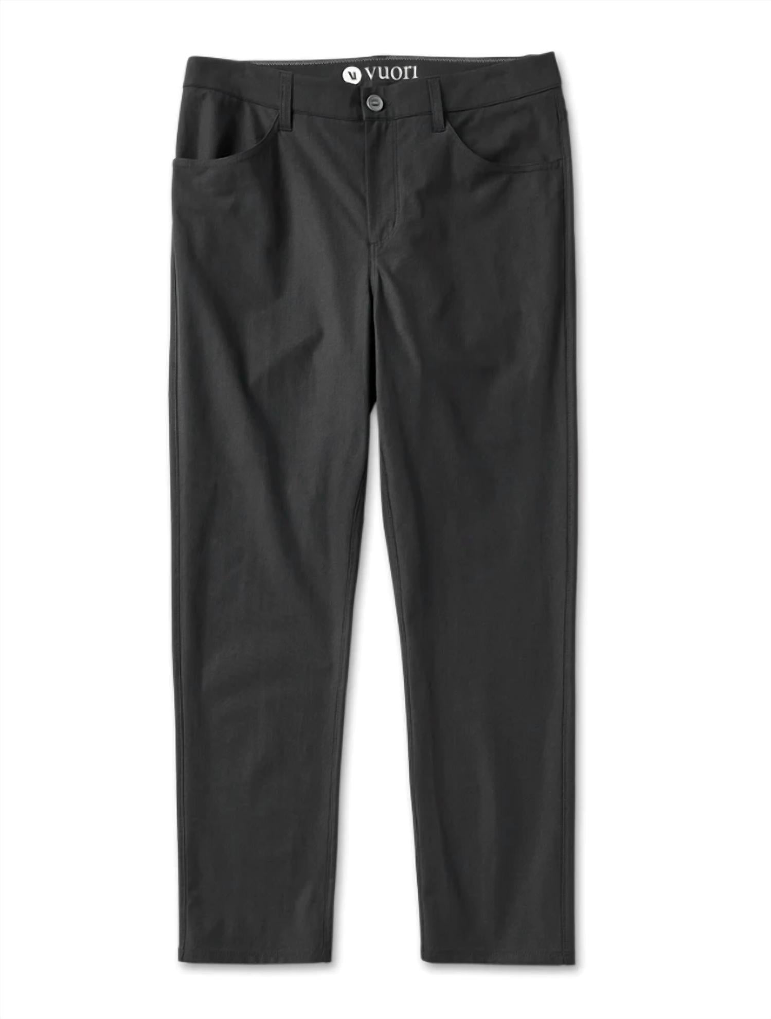 Vuori Meta Athletic Slim Fit Pant in black - men's pants - alternate view