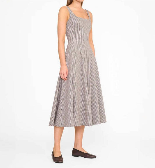 Staud - Wells Micro Check Dress
