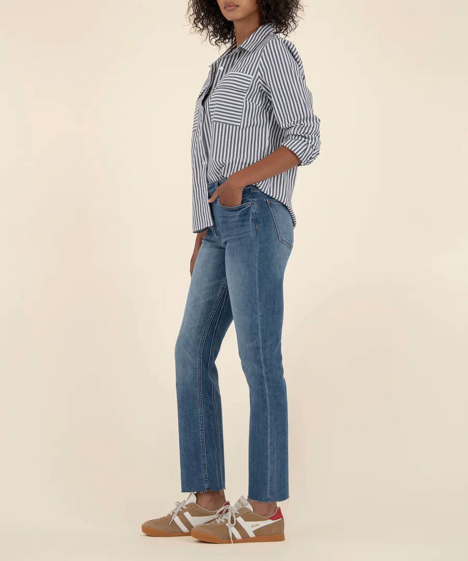 Kut From The Kloth - Kelsey High Rise Ankle Flare Jeans