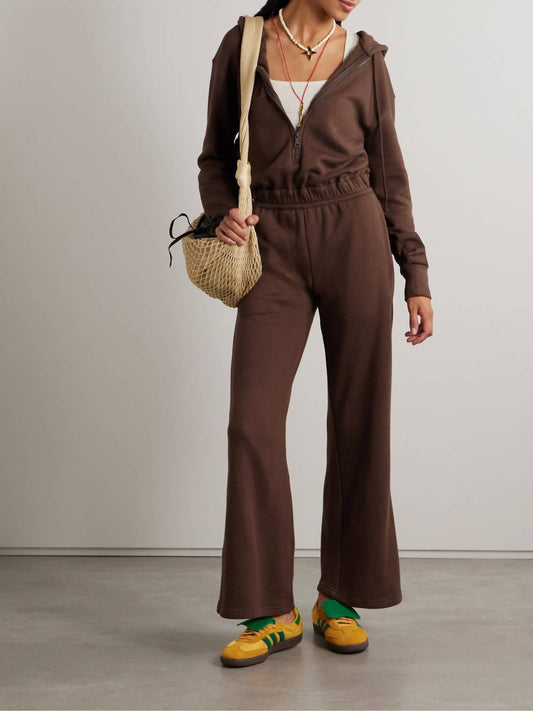 Rivet Utility - Manifester Jersey Hooded Jumpsuit