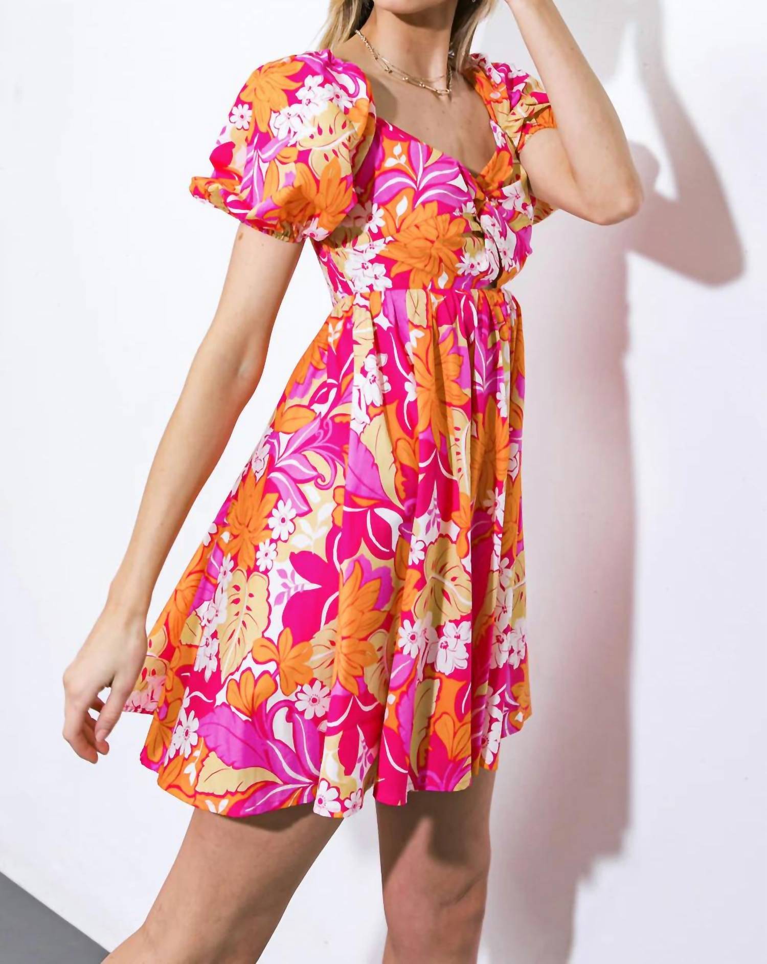 Flying Tomato - Sweet Harmony Woven Mini Dress