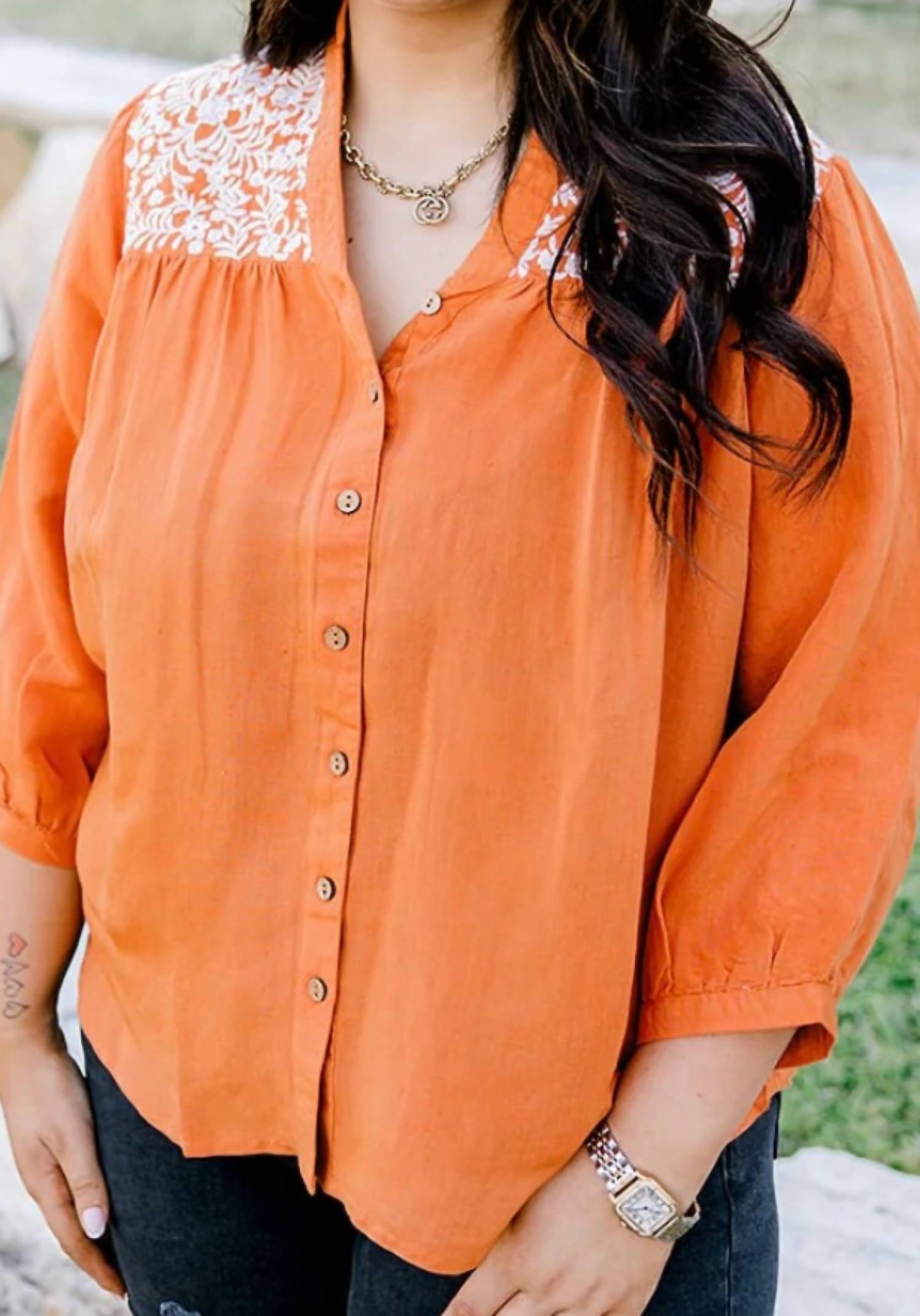 Layerz Clothing - Jane Button Up Top