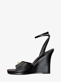 Michael Kors - Women's Carson Leather Wedge Sandals