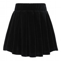 Little Parni - Girls Velour Pleated Skirt
