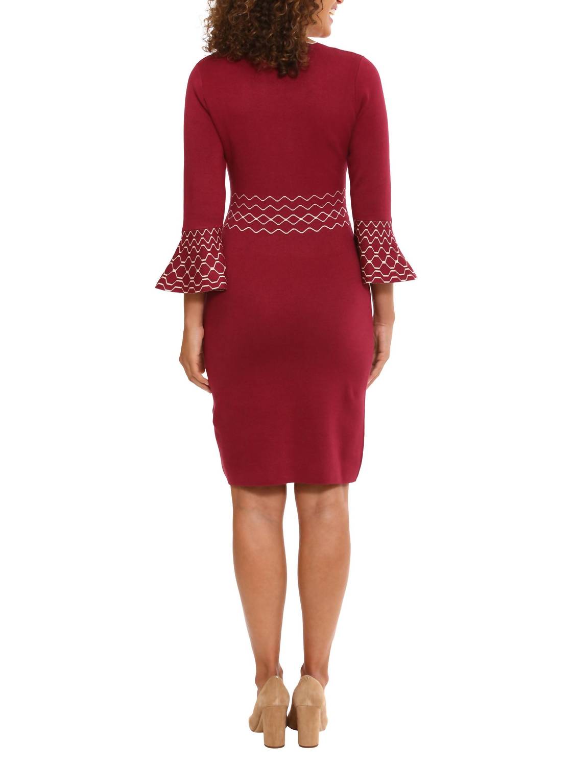 Donna Morgan - Maggy London Fig Sweater Dress With Bell Sleeve