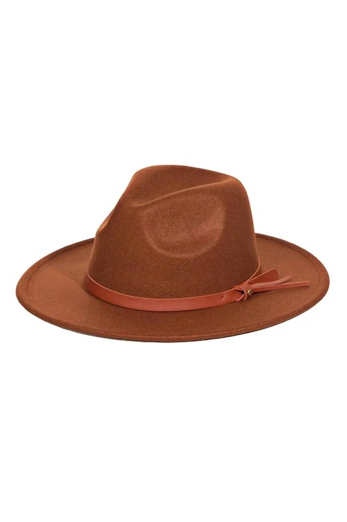 Fame - Women's Classic Wide Brim Festival Fedora Hat