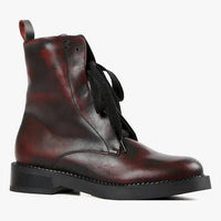 All Black - Women Pelle Brunito Combat Boot