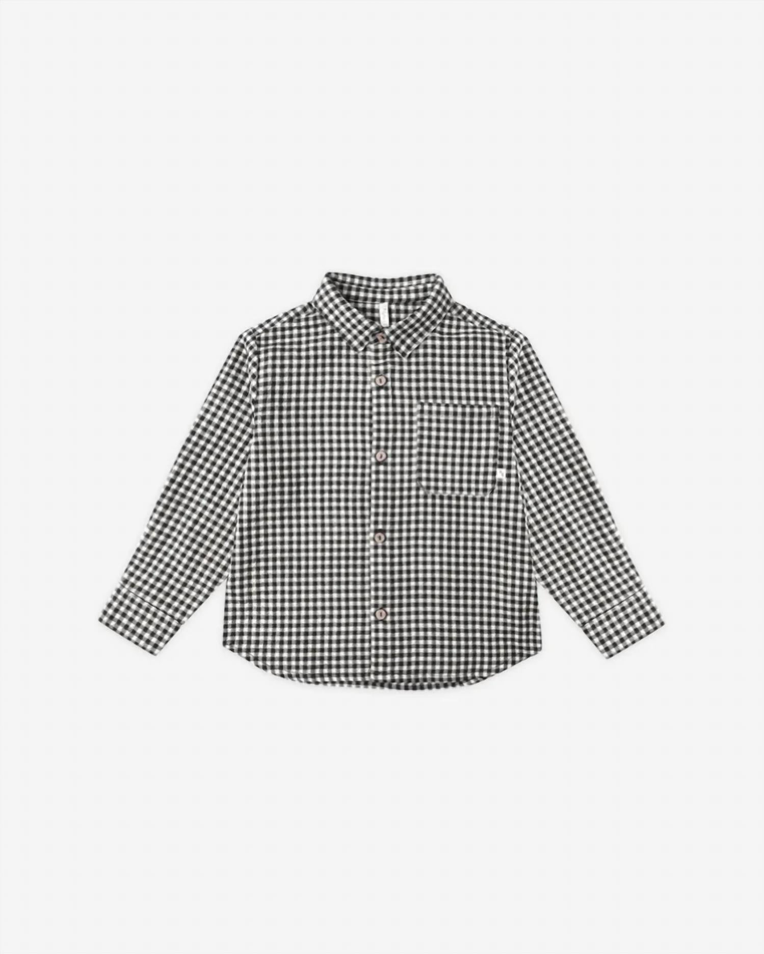 Rylee + Cru - Boy's Collared Long Sleeve Shirt