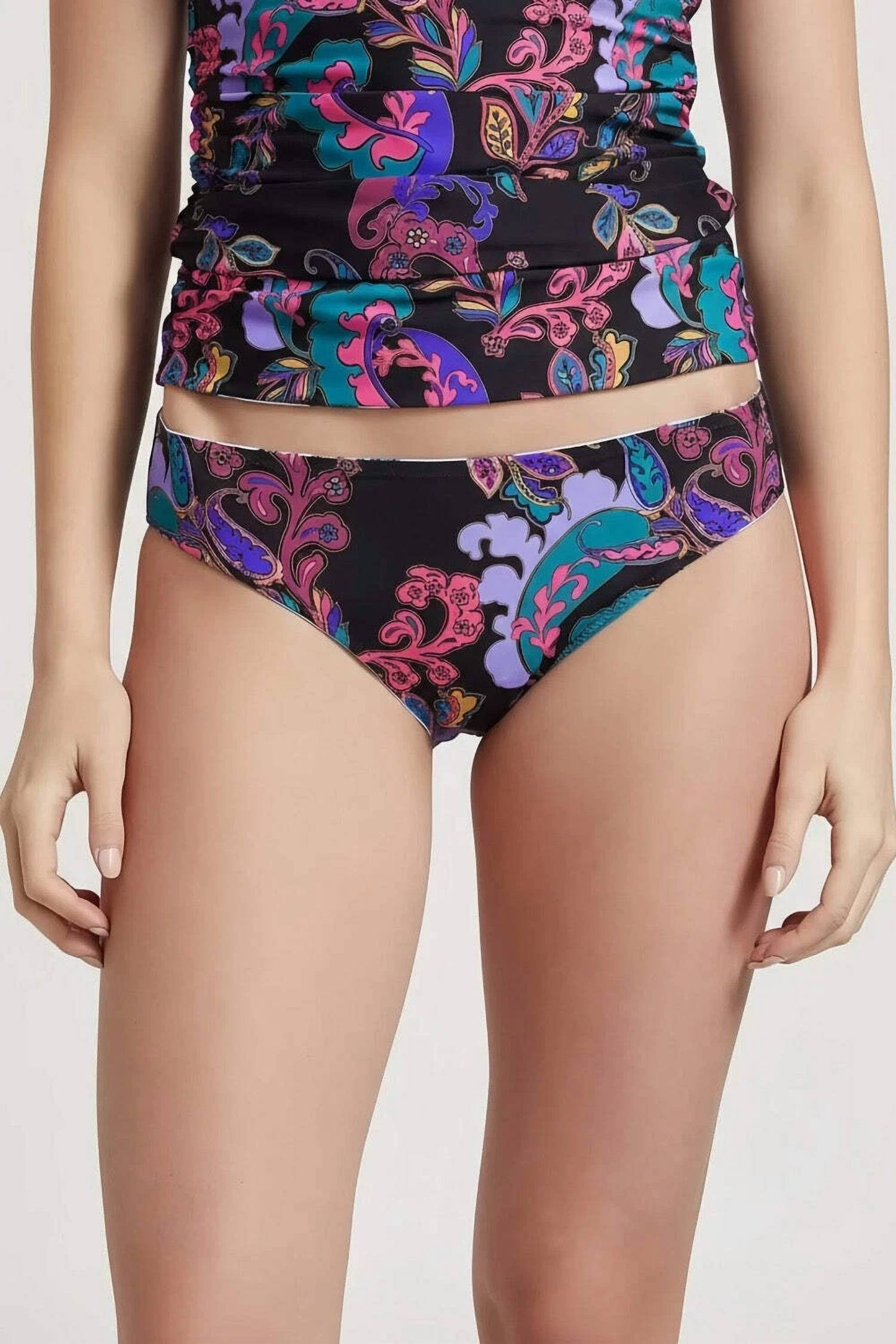 Johnny Was REVERSIBLE HIPSTER BOTTOM in fatima - women's swimwear