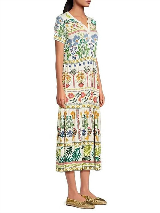 Johnny Was - JANIE FAVORITE TIERED HENLEY KNIT DRESS