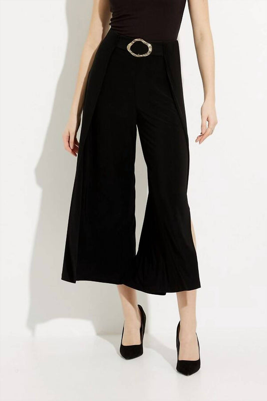 Belted Wide Leg Pant