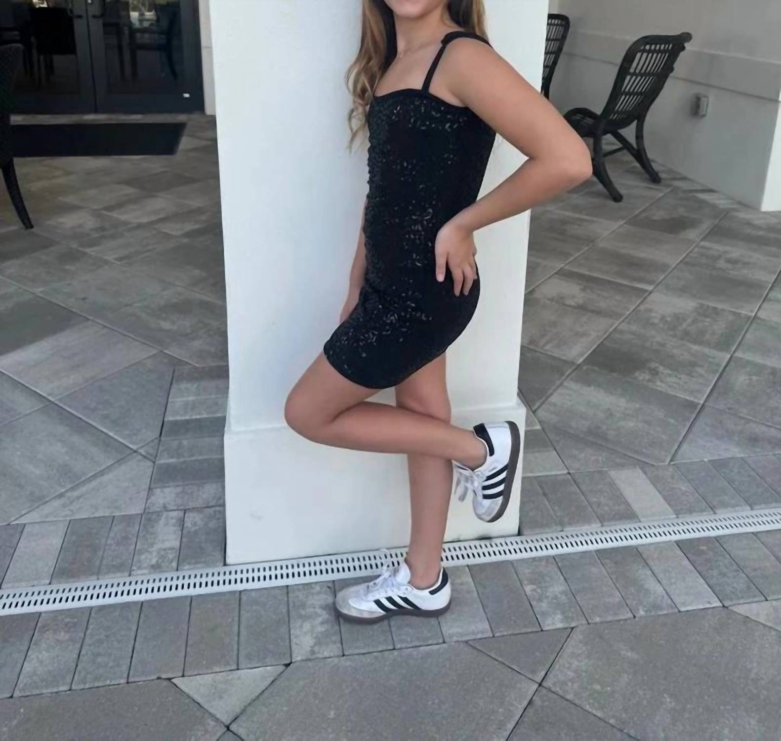 Cheryl Creations - Girls Sequin Tank Dress