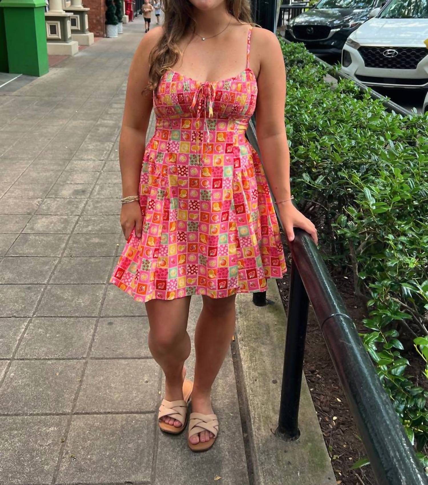 Dress Forum - Fruit Stamps Mini Dress