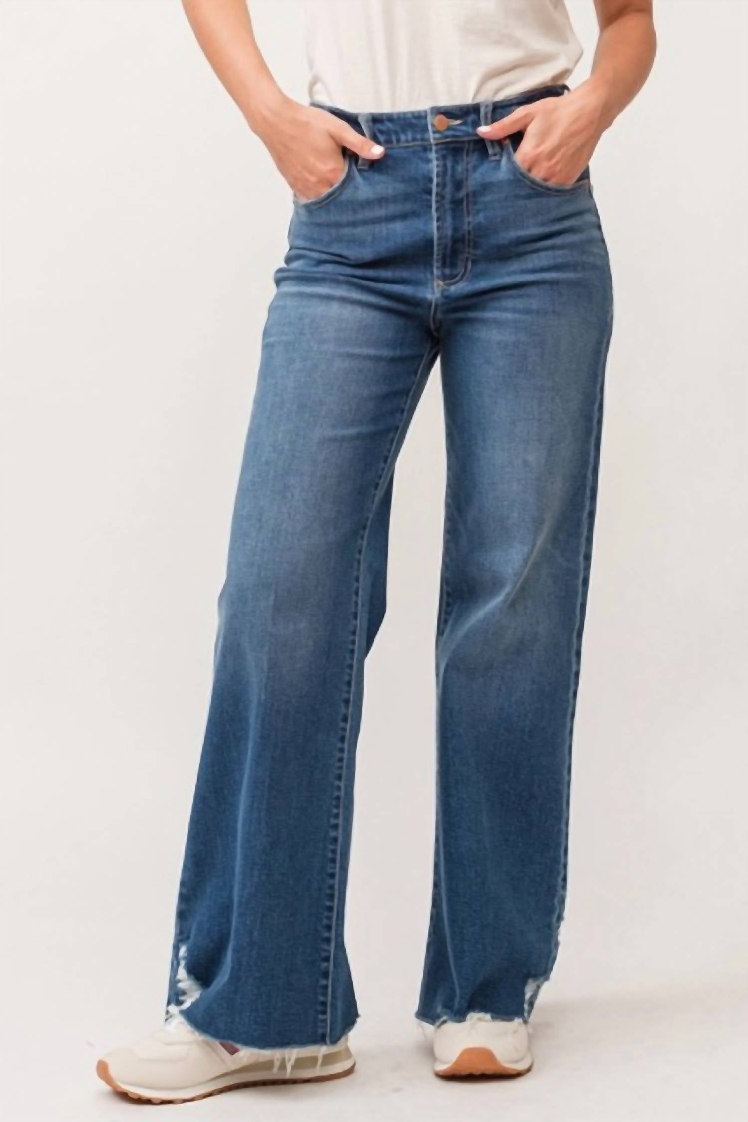 Dear John Denim - Fiona High Rise Wide Leg Jeans