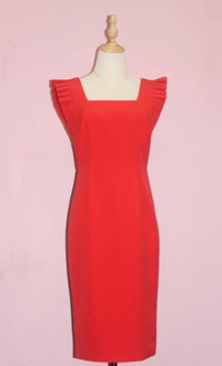 Simona Maghen Women's Monarch Dress in red - women's dress