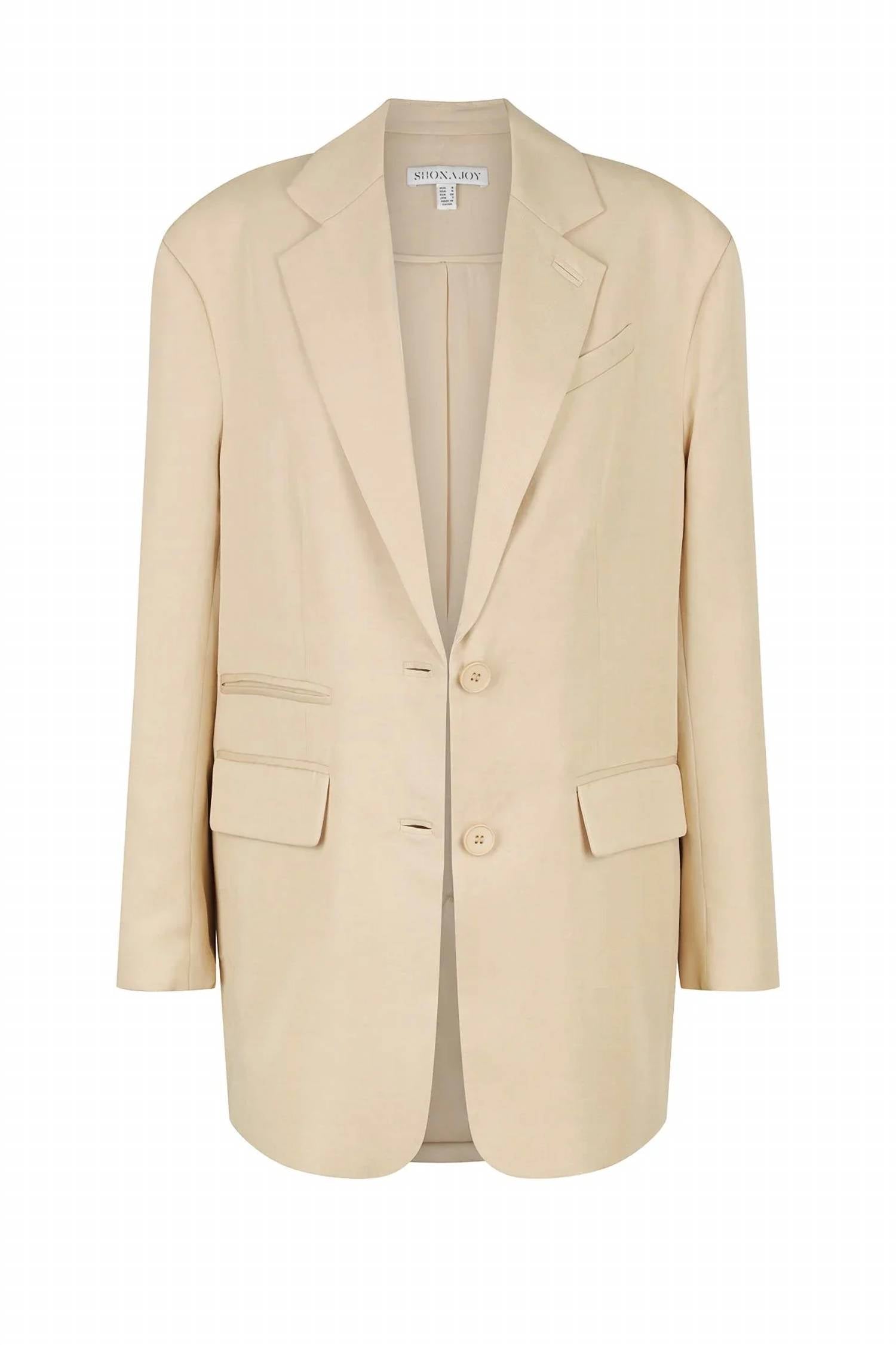 Shona Joy - Oversized Double Button Blazer