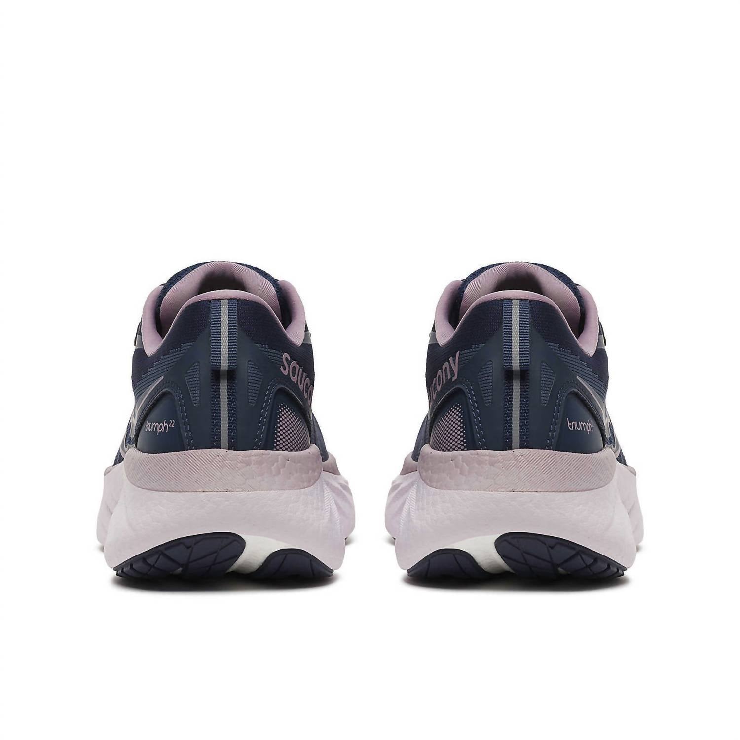 SAUCONY Women's Triumph 22 Running Shoe in navy dusk marine 2 - women's shoe - view 4